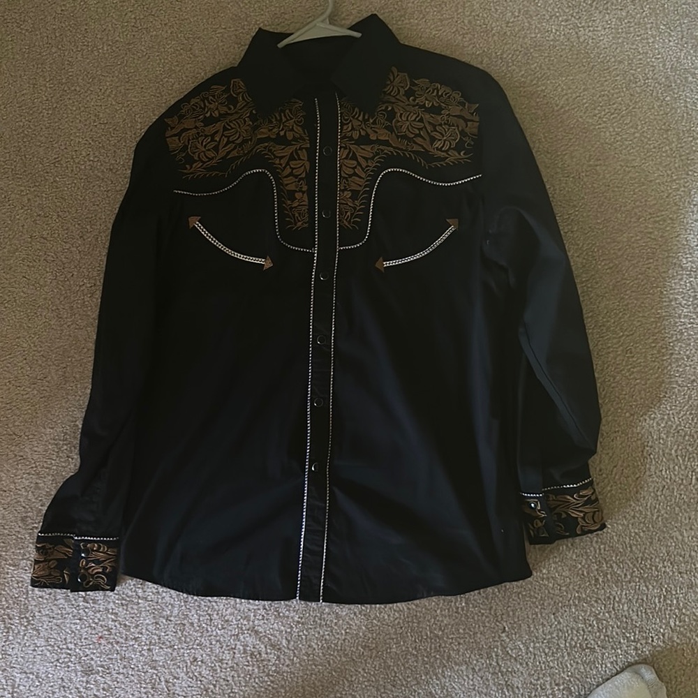 Señor de los cielos dress shirt Large